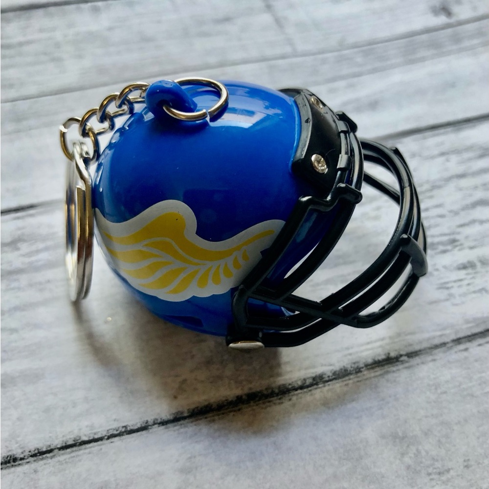3D football Helmet Plastic Keychain